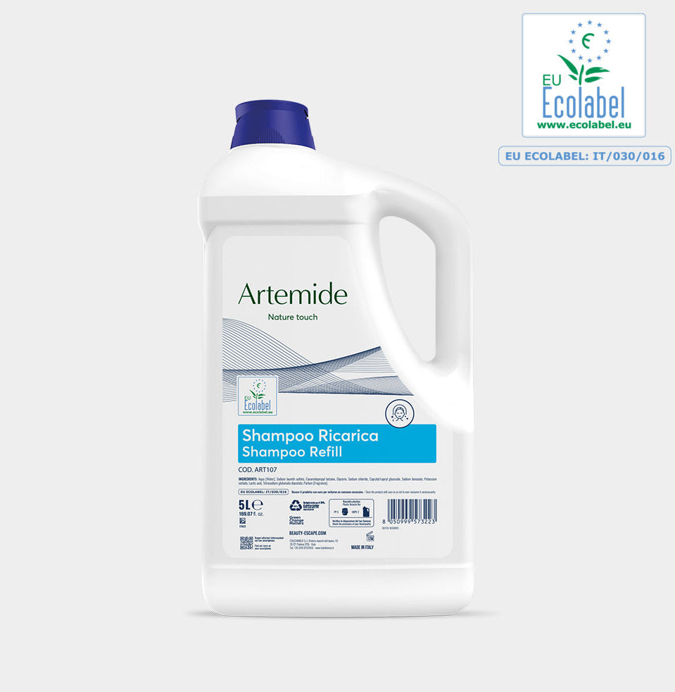 Shampoo Artemide dermatologicamente testato per hotel e B&B 5lt