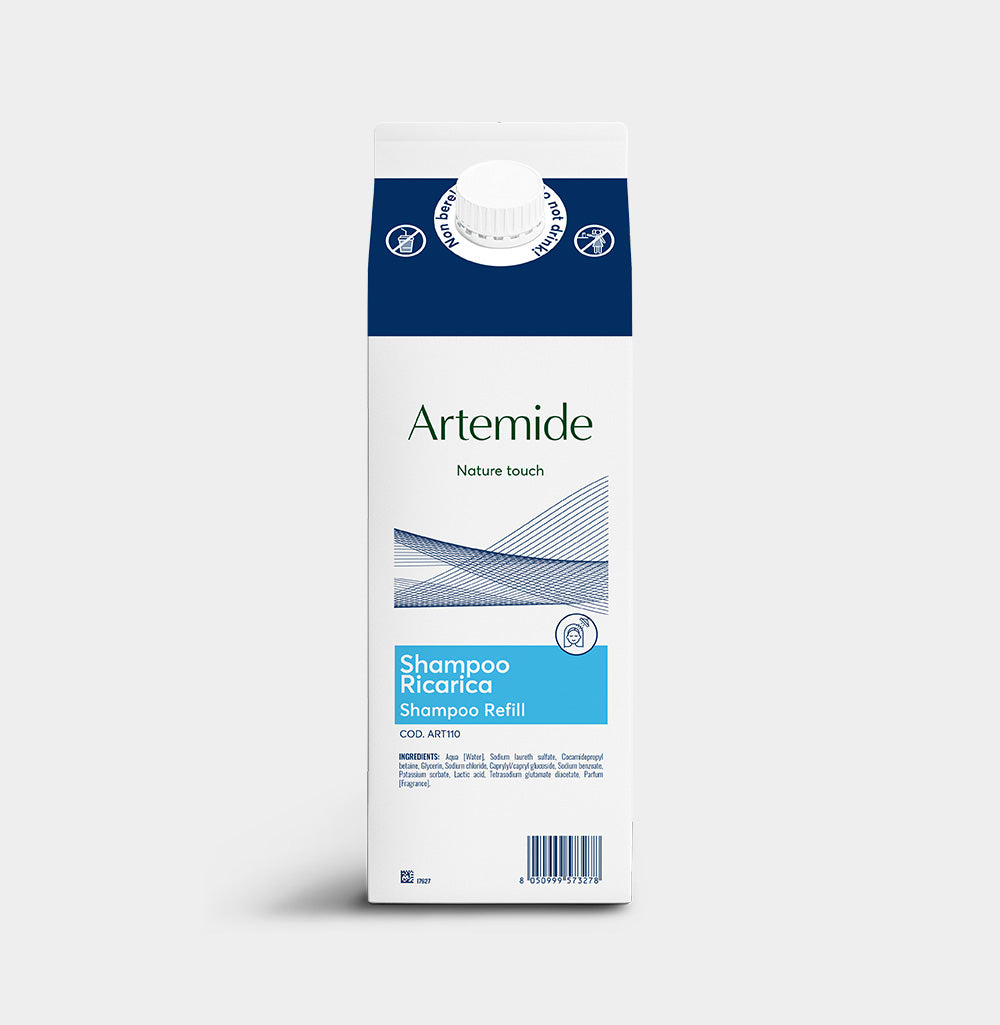 Shampoo Artemide dermatologicamente testato per hotel e B&B 1lt