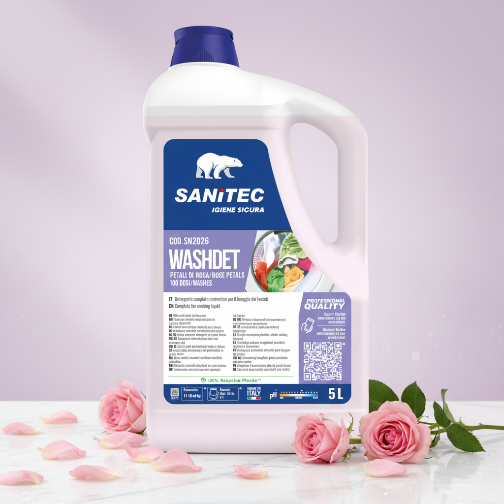WASHDET SANITEC - Detergente Enzimatico Bucato Professionale