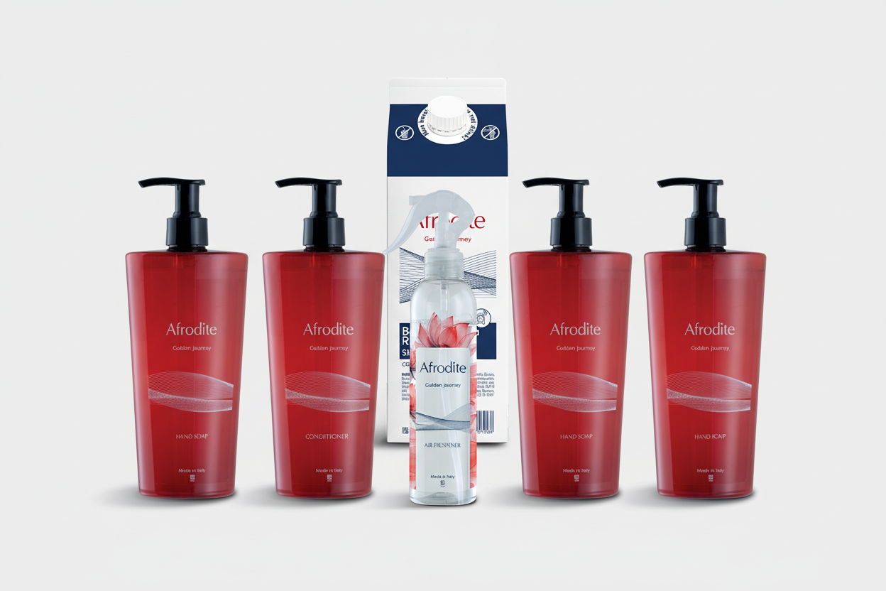 AFRODITE luxury bathroom amenities kit