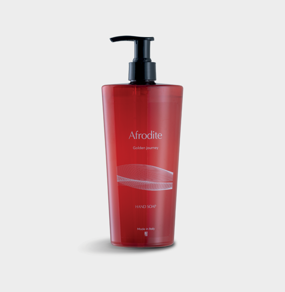 Sapone mani liquido Afrodite Beauty Escape con olio di argan 30ml per hotel