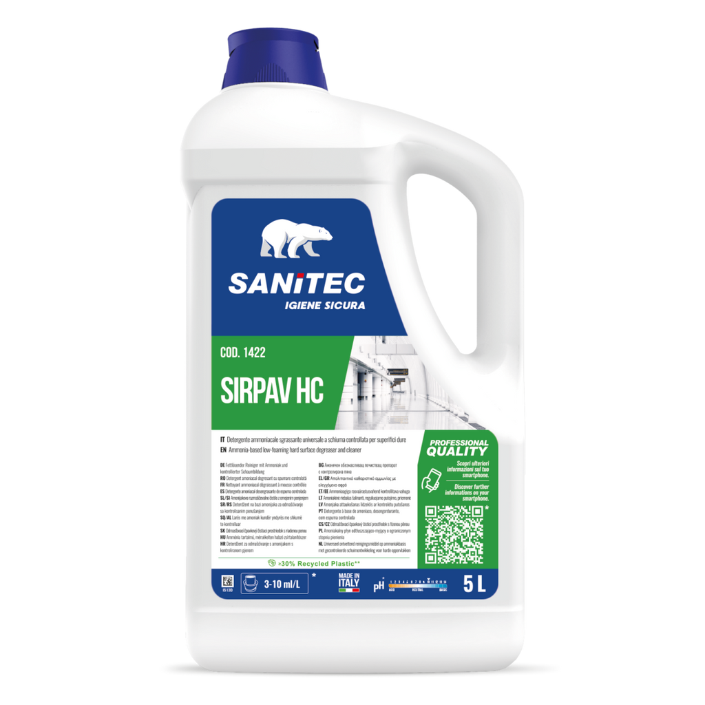 Detergente Pavimenti Ammoniacale SIRPAV – SANITEC