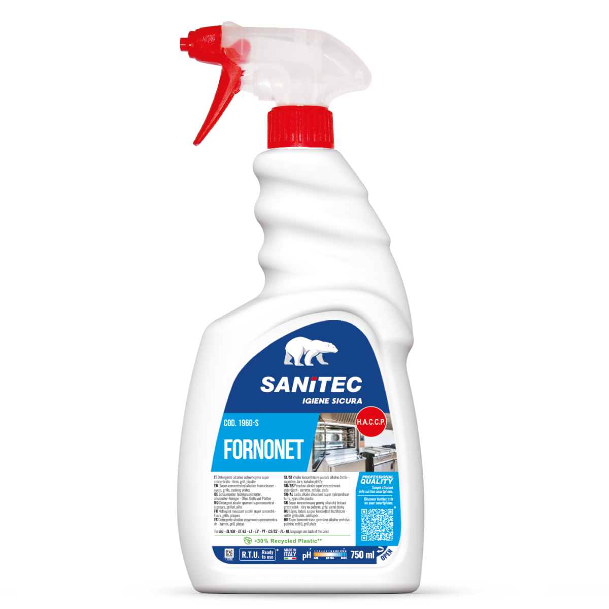 FORNONET SANITEC - Detergente Sgrassante Forni Professionale