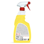 Retro flacone Multi Activ SANITEC con ingredienti e modalità d'uso CITRICO