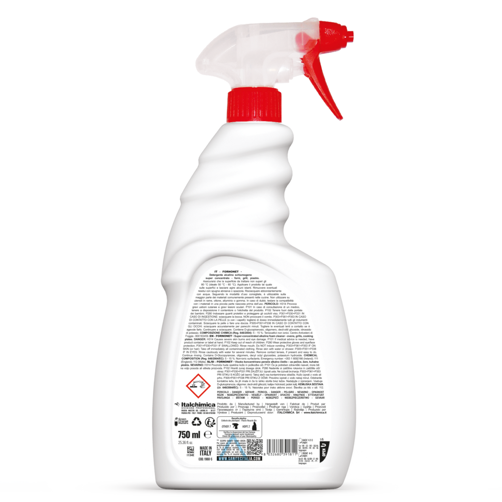 Detergente Sgrassante Forni Professionale FORNONET – SANITEC