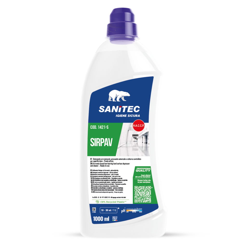 Detergente Pavimenti Ammoniacale SIRPAV – SANITEC