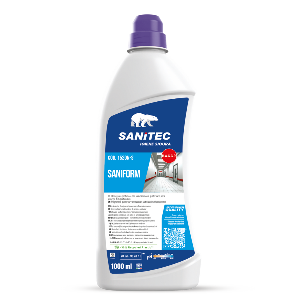 Detergente igienizzante pavimenti Saniform SANITEC professionale 1lt