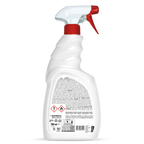 Retro flacone Sanialc Ultra 75% SANITEC con ingredienti e modalità d'uso 750ml