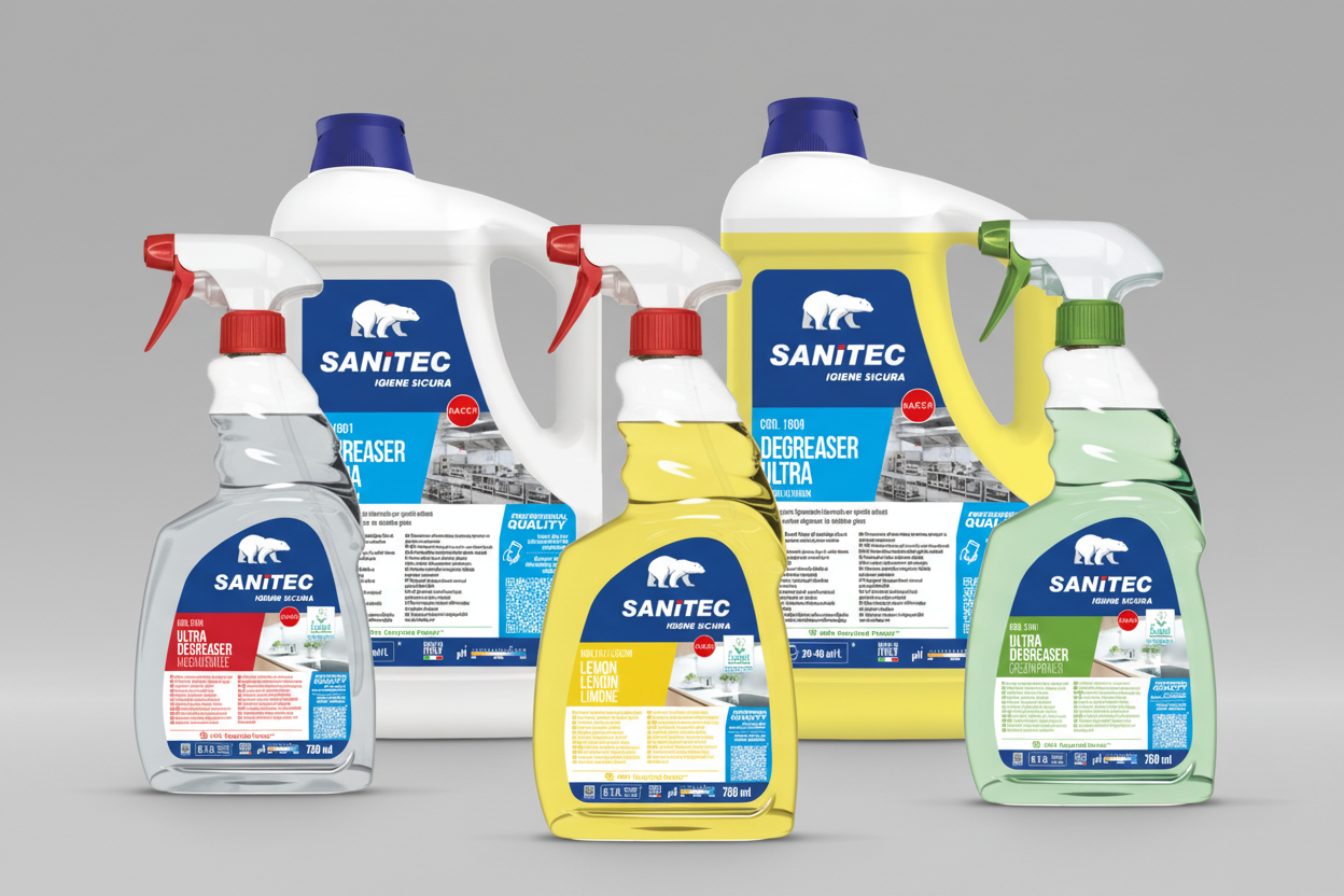 Sgrassatore degreaser ULTRA multi superficie SANITEC professionale
