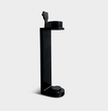 Kit staffa dispenser per hotel con supporto a muro per cortesia bagno nero