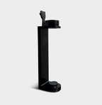 Kit staffa dispenser per hotel con supporto a muro per cortesia bagno nero